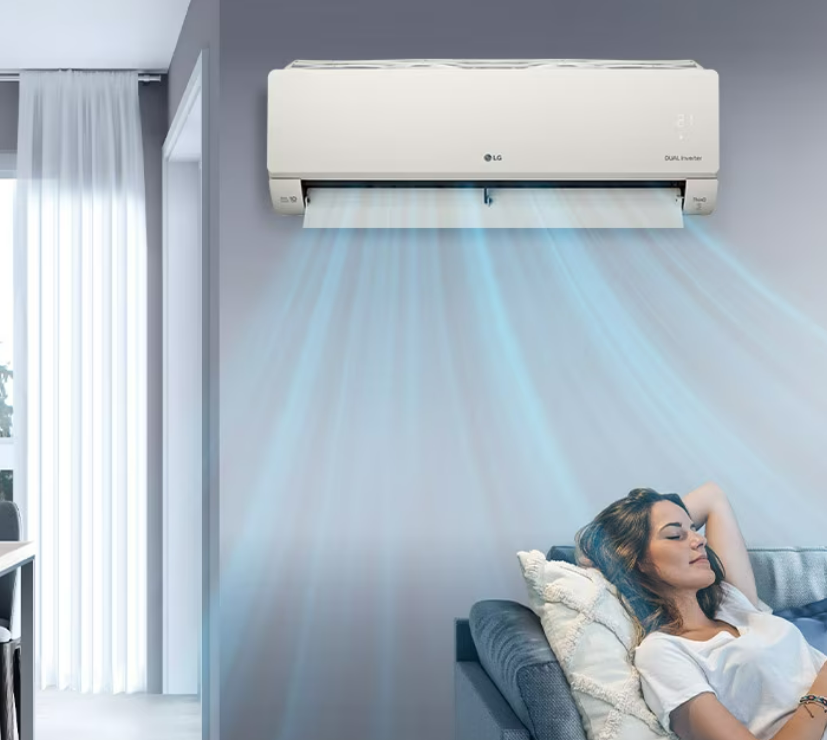 LG AB09BK Artcool airconditioning Off-White 2.5kW / 9000Btu COOL&HEAT + WiFi A++ - Afbeelding 2